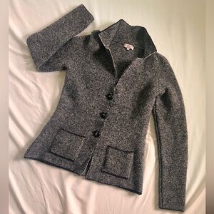 Women's Cocogio Gray Wool Jacket